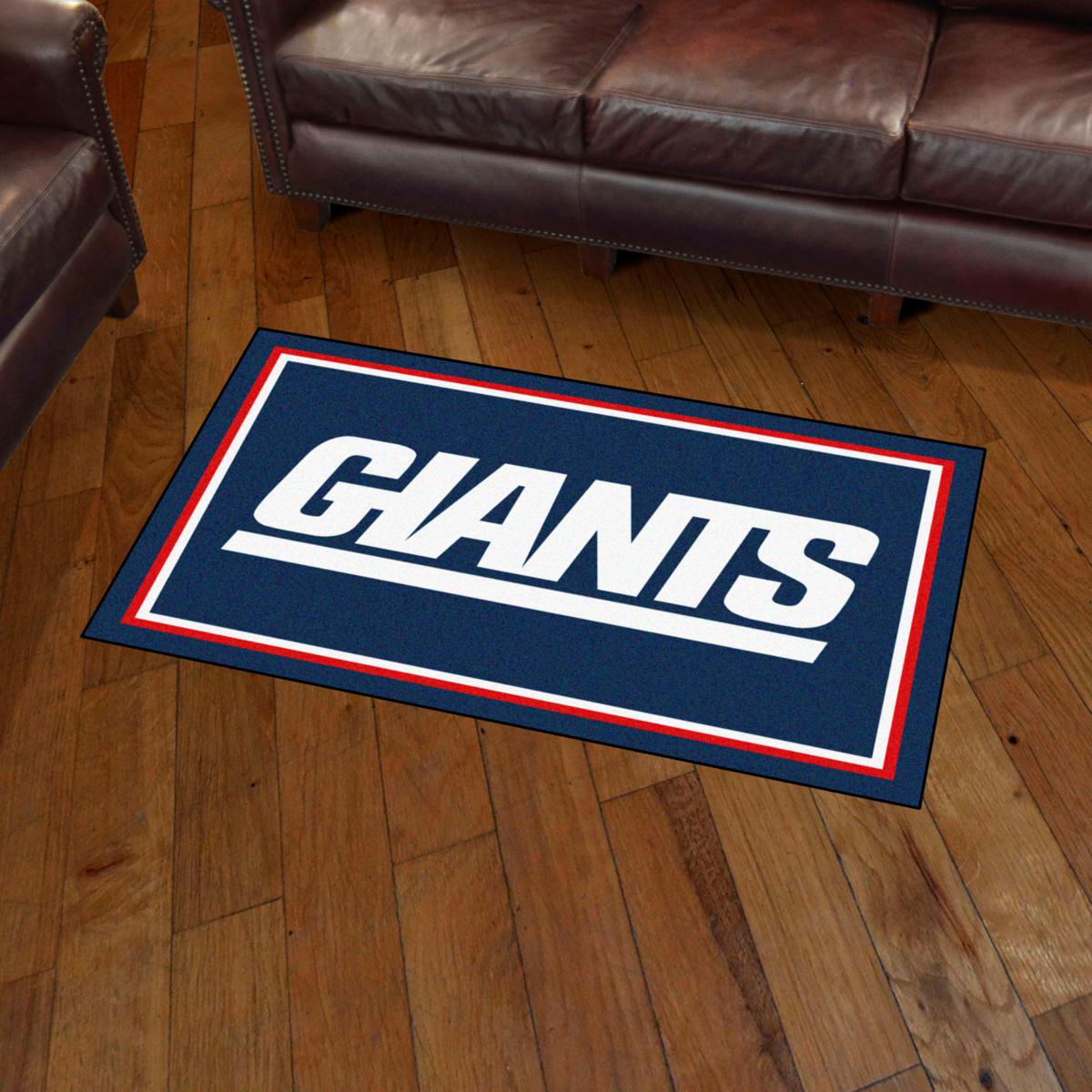 Officially Licensed NFL New York Giants Vintage Logo Football Rug