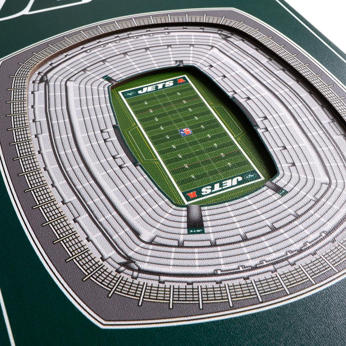 Officially Licensed NFL New York Jets 3D Stadium Banner