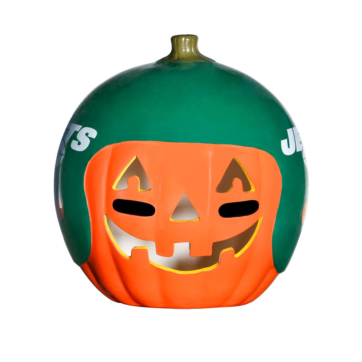 Halloween Pumpkin New York Jets NFL