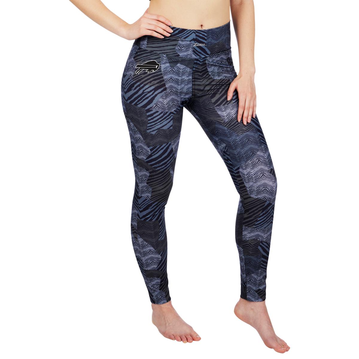 Zubaz NFL Women's Buffalo Bills Camo Print Legging Bottoms 