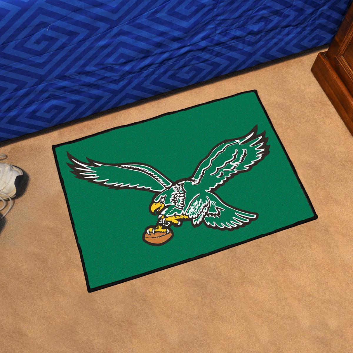 Officially Licensed NFL Philadelphia Eagles 27 Round Vintage Logo Rug