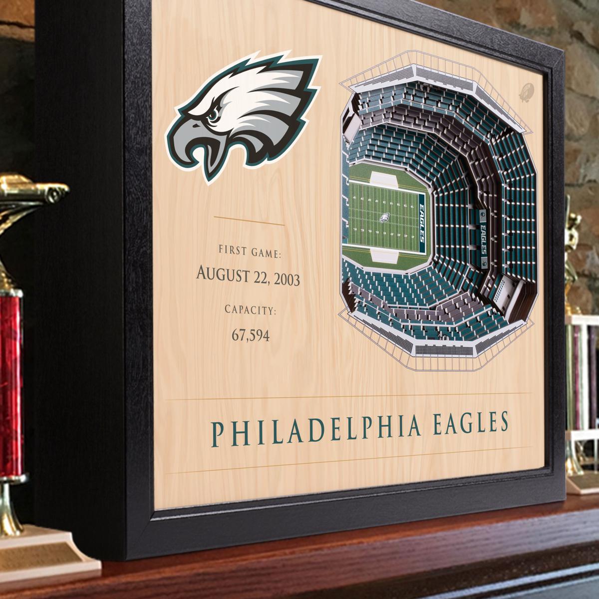 NFL Philadelphia Eagles 3D Logo Series Wall Art - 12x12 2507453 - The Home  Depot