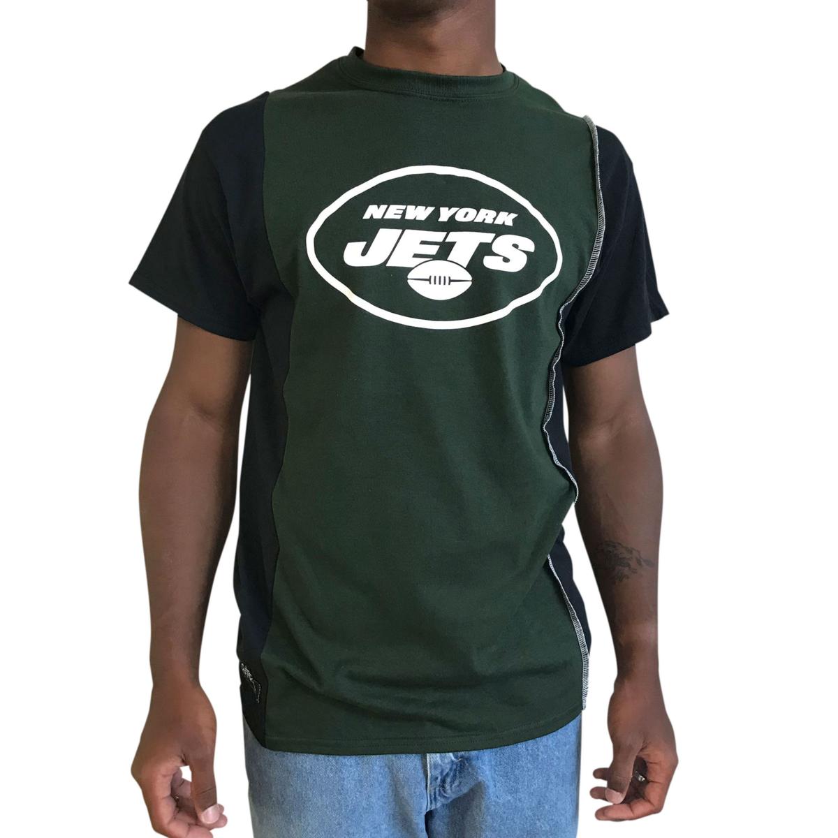 Officially Licensed NFL Refried Apparel Upcycled Split Shirt - Packers