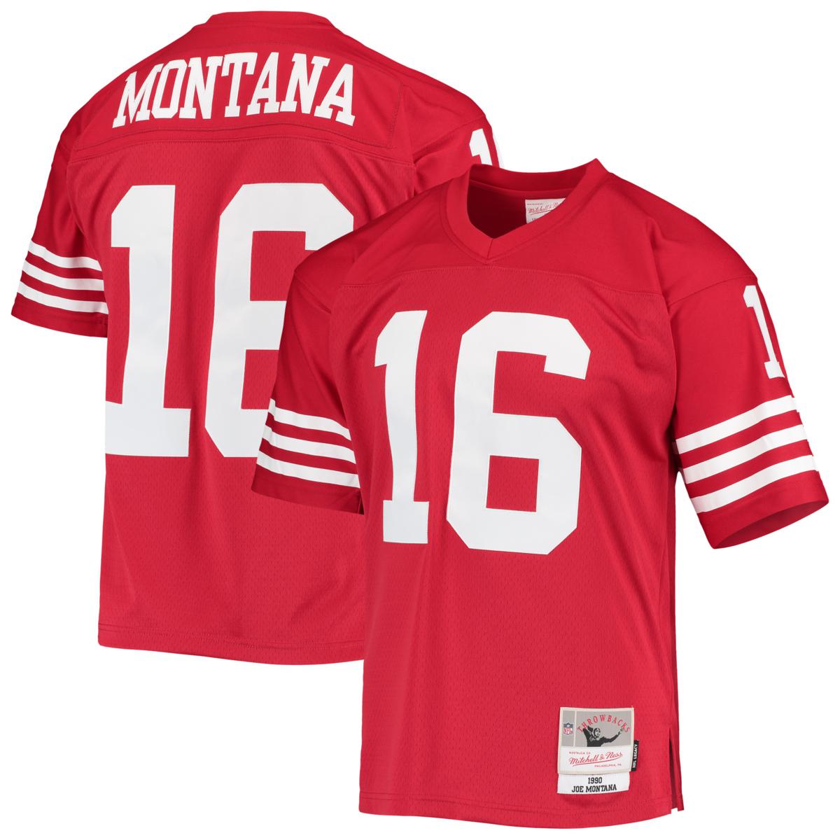 Joe montana football jersey 49ers on sale