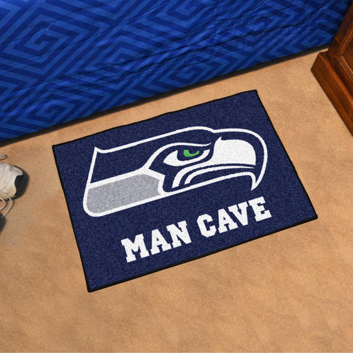 Officially Licensed NFL Seattle Seahawks 19 x 30 Rug w/Vintage Logo