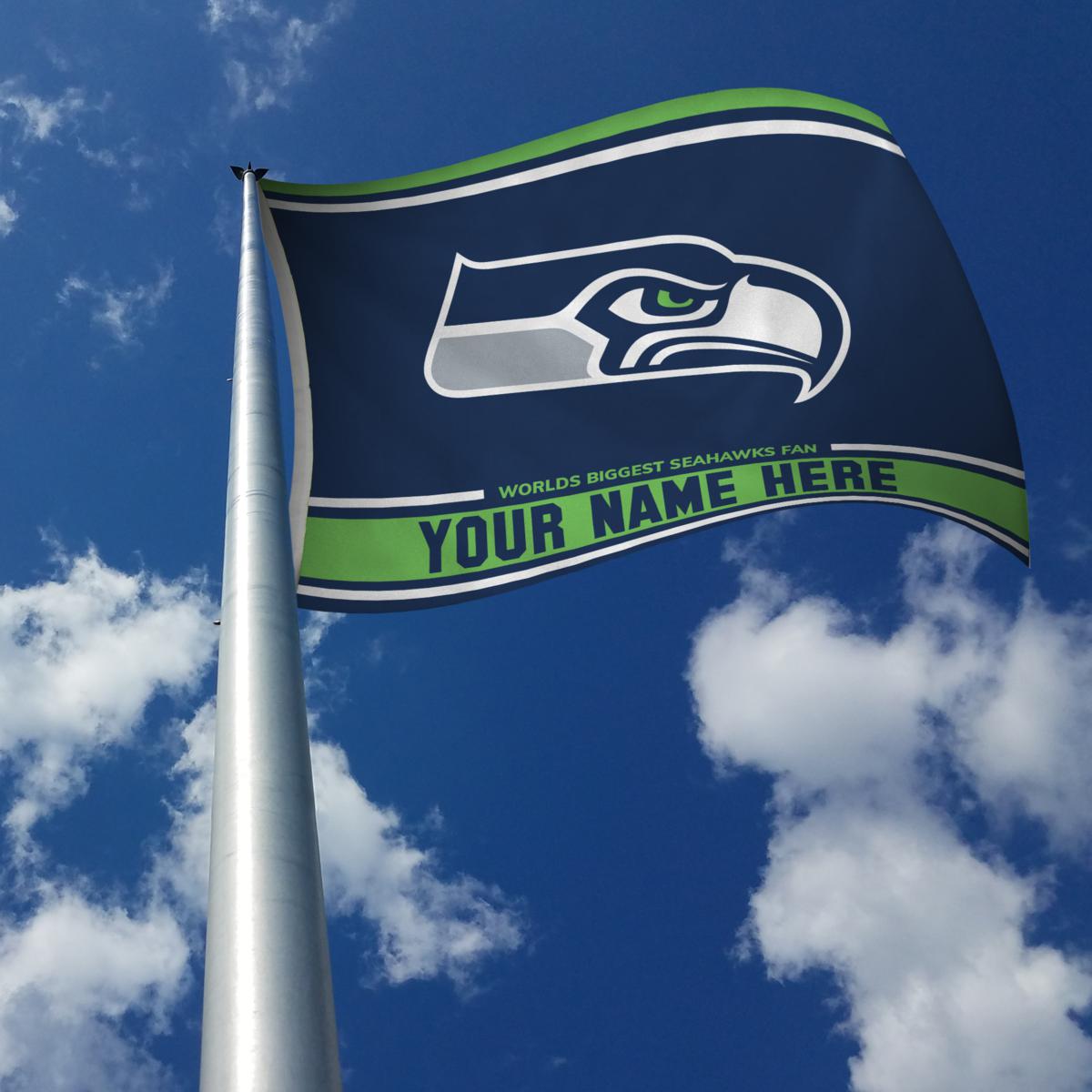 NFL Seattle Seahawks 12th Man, 3' x 5' Flag Banner - NEW | SidelineSwap