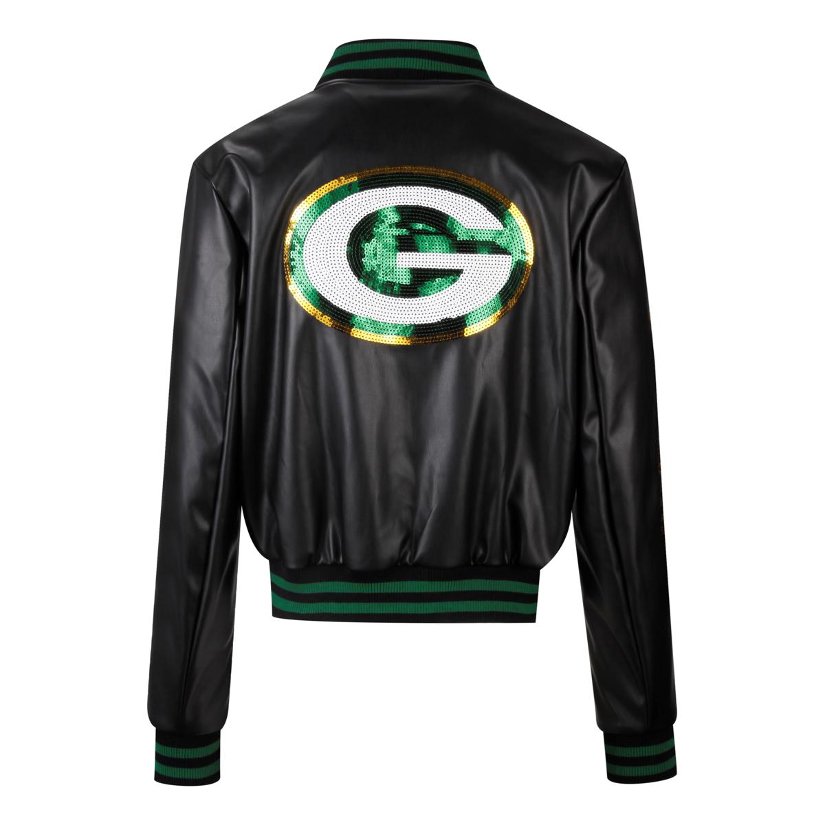 TGreen Bay Packers online NFL Suede Leather Jacket NWT