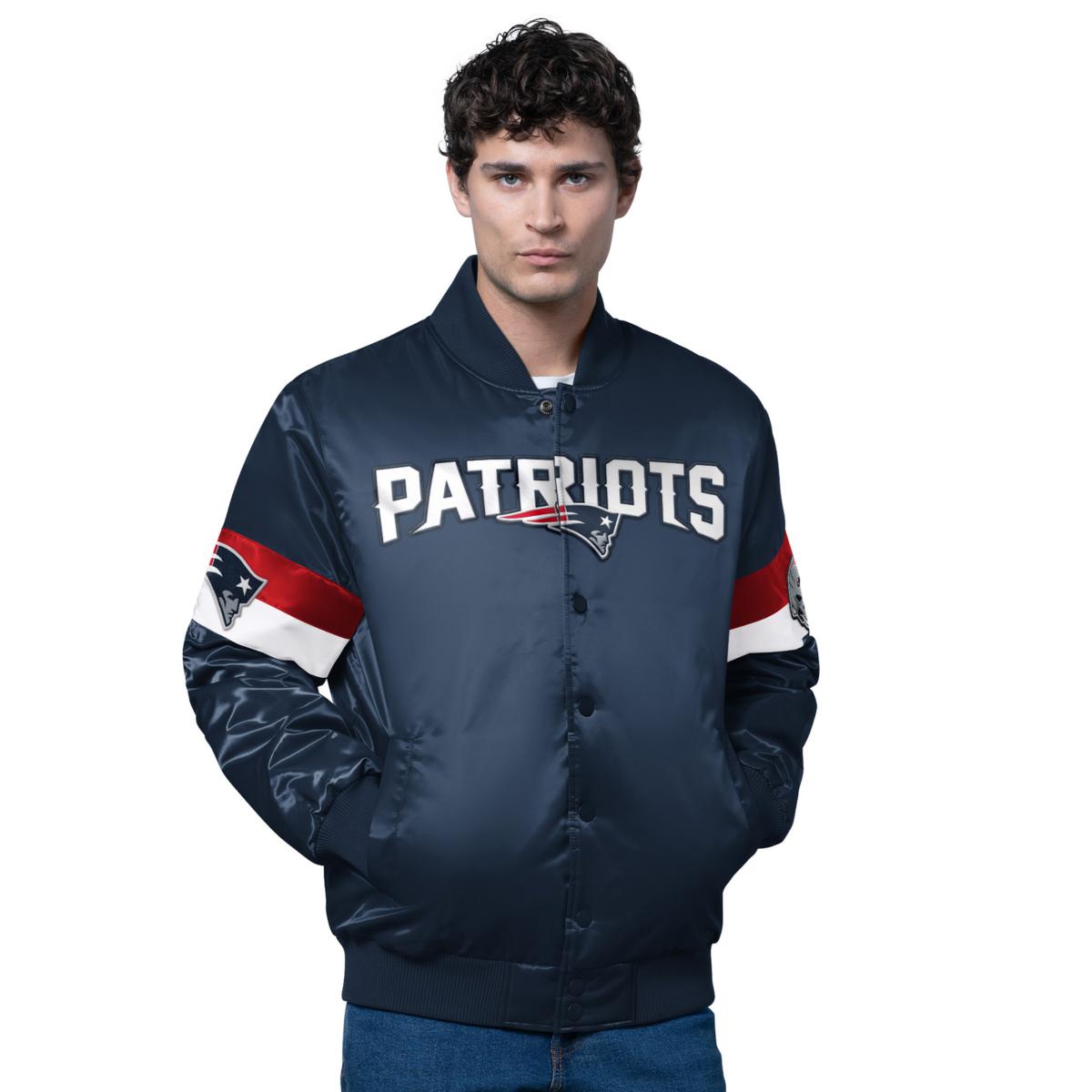 NFL TEAM APPAREL 『Patriots 』 プルオーバージャケット Officially Licensed NFL Starter by Carl Banks Full Zip Hoodie