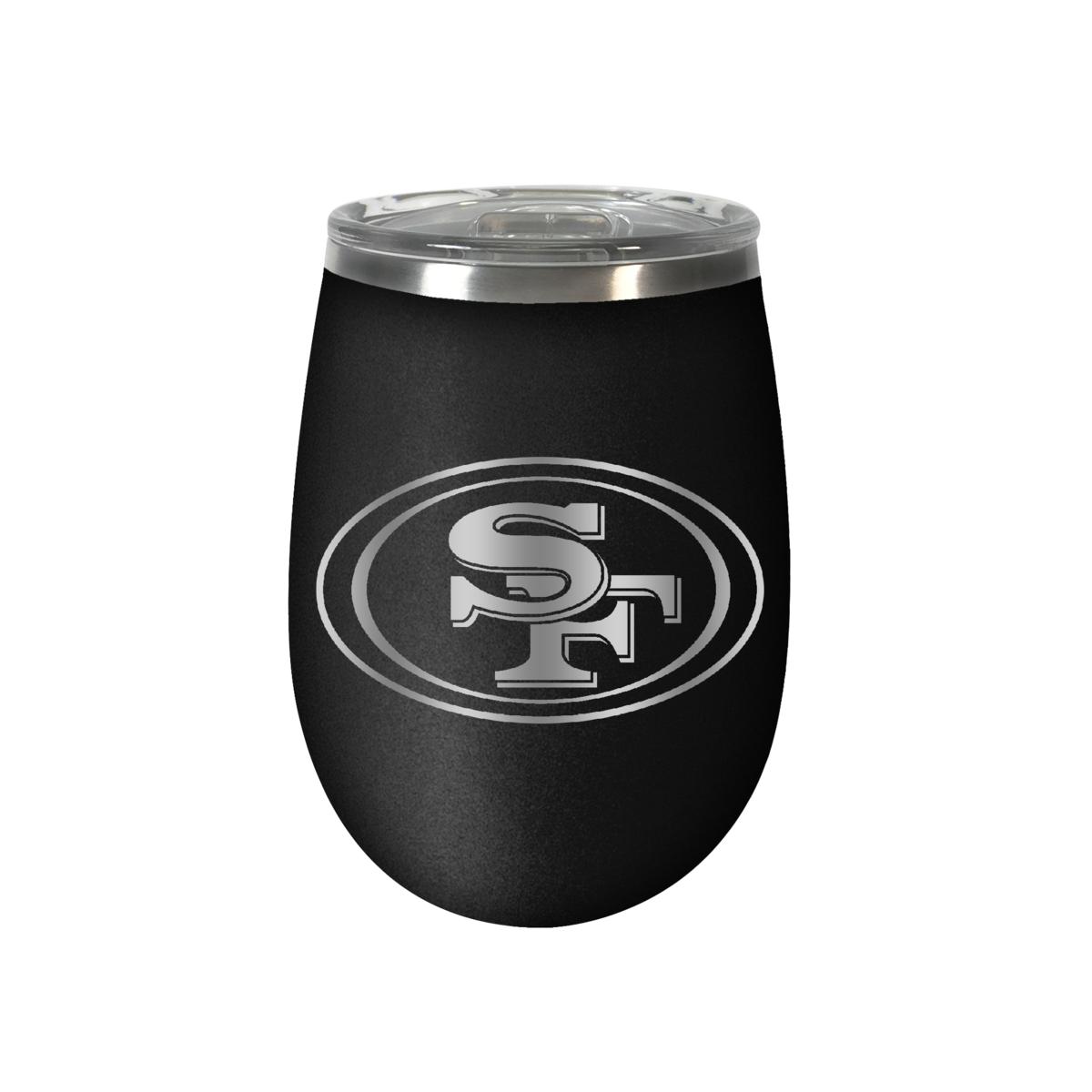 Excellent Condition Tervis NFL San Francisco 49ers Tumbler w/Black Lid,  16oz