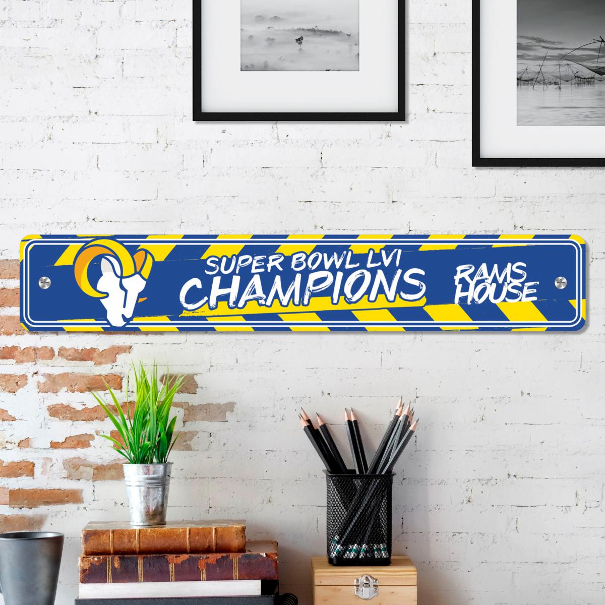 Los Angeles Rams Super Bowl LVI Champs Banner – Sports Fanz