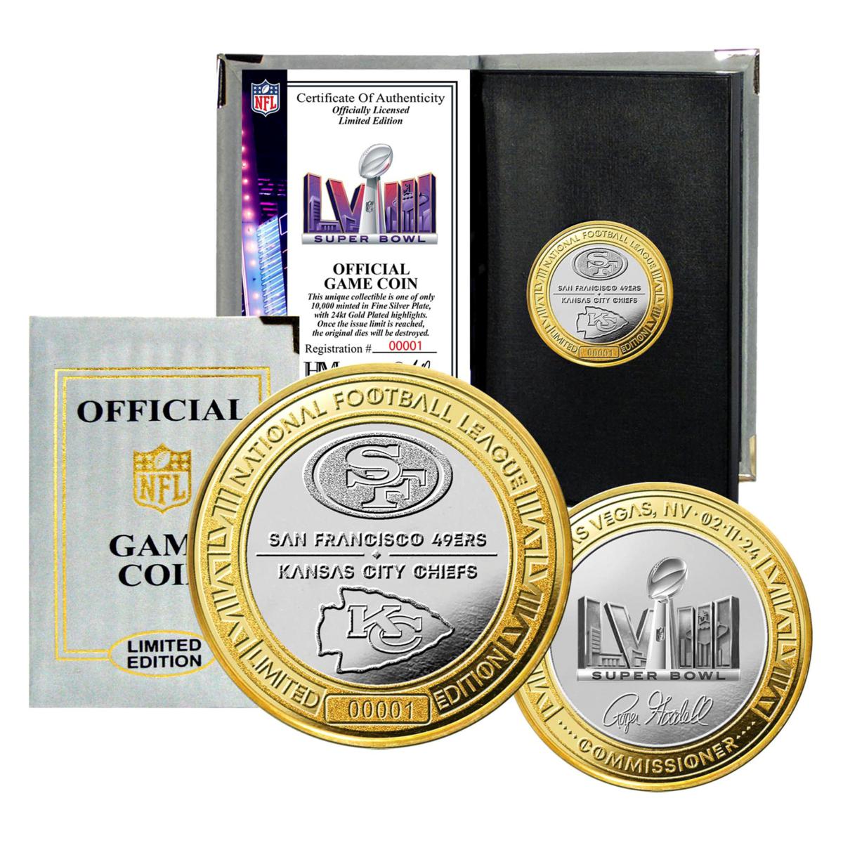 Officially Licensed NFL Super Bowl LVIII Flip Coin