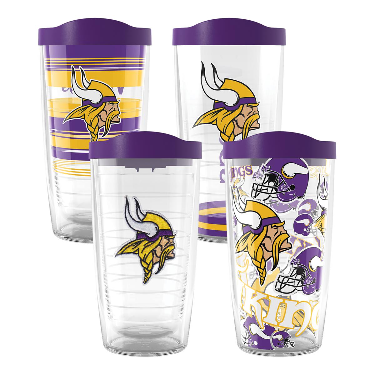 Officially Licensed NFL Tervis Tumbler Insulated Cups - 4-pack