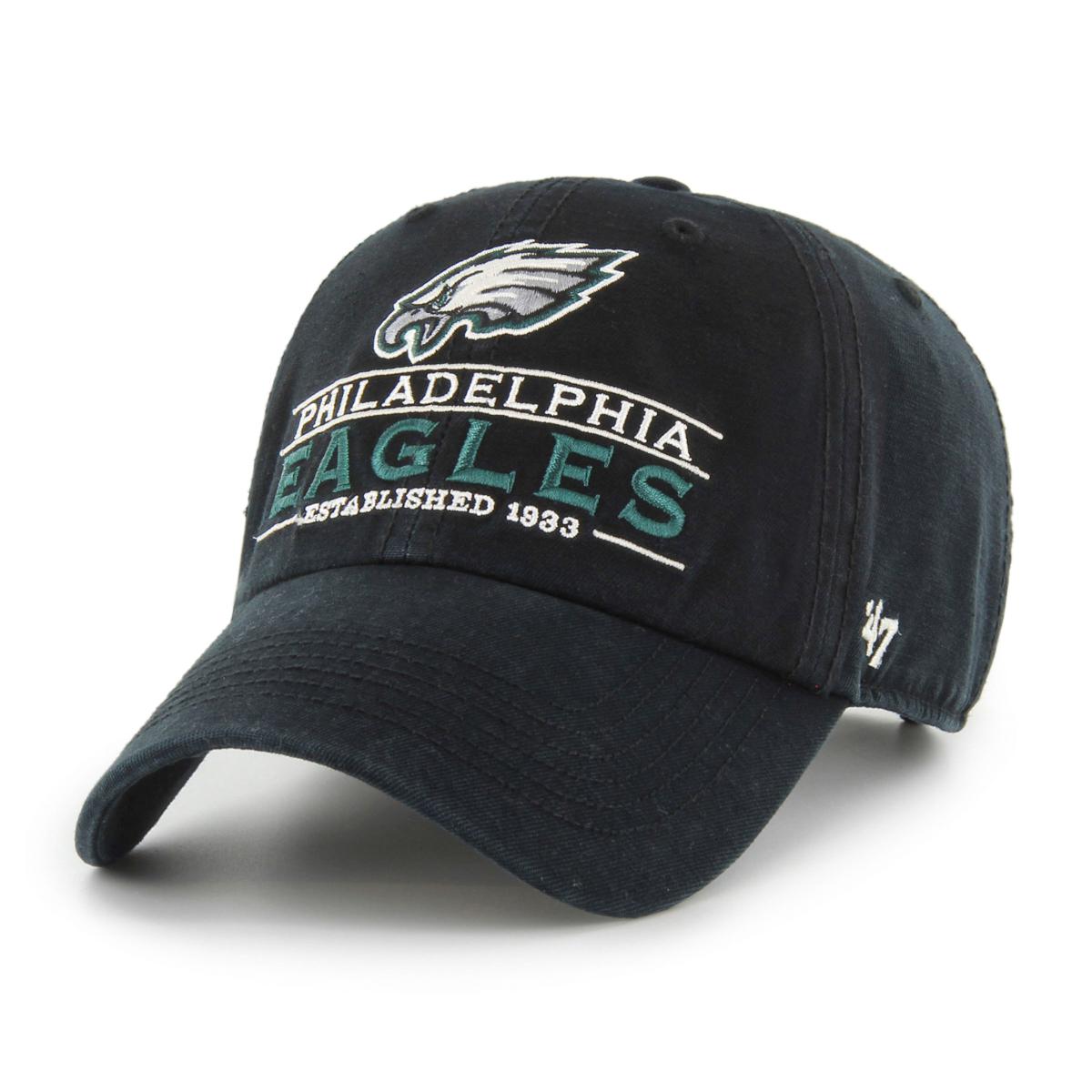 '47 Brand Philadelphia Eagles Adjustable Clean Up Hat | Black