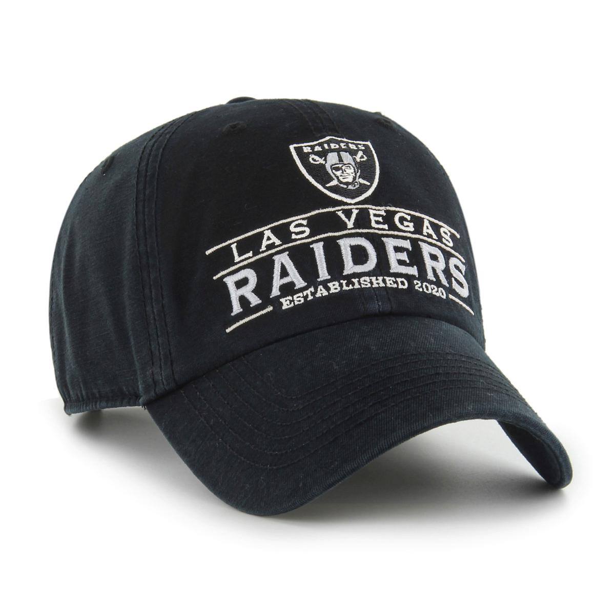 '47 Brand Las Vegas Raiders Clean Up Adjustable Hat (Black)