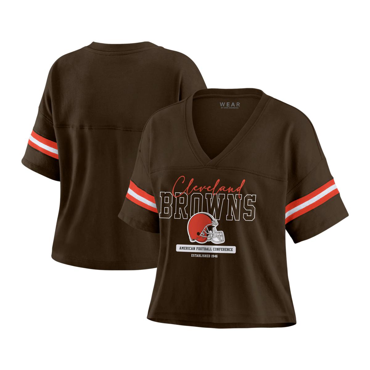 Officially Licensed NFL WEAR by Erin Andrews Color Block Boxy T 