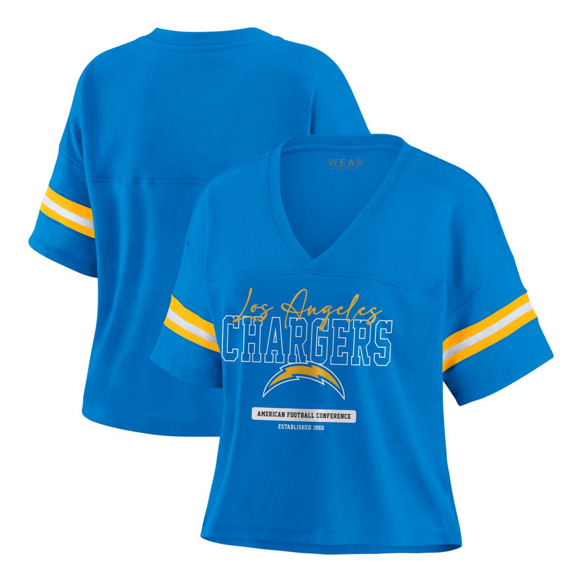 Officially Licensed NFL WEAR by Erin Andrews Color Block Boxy T-Shirt