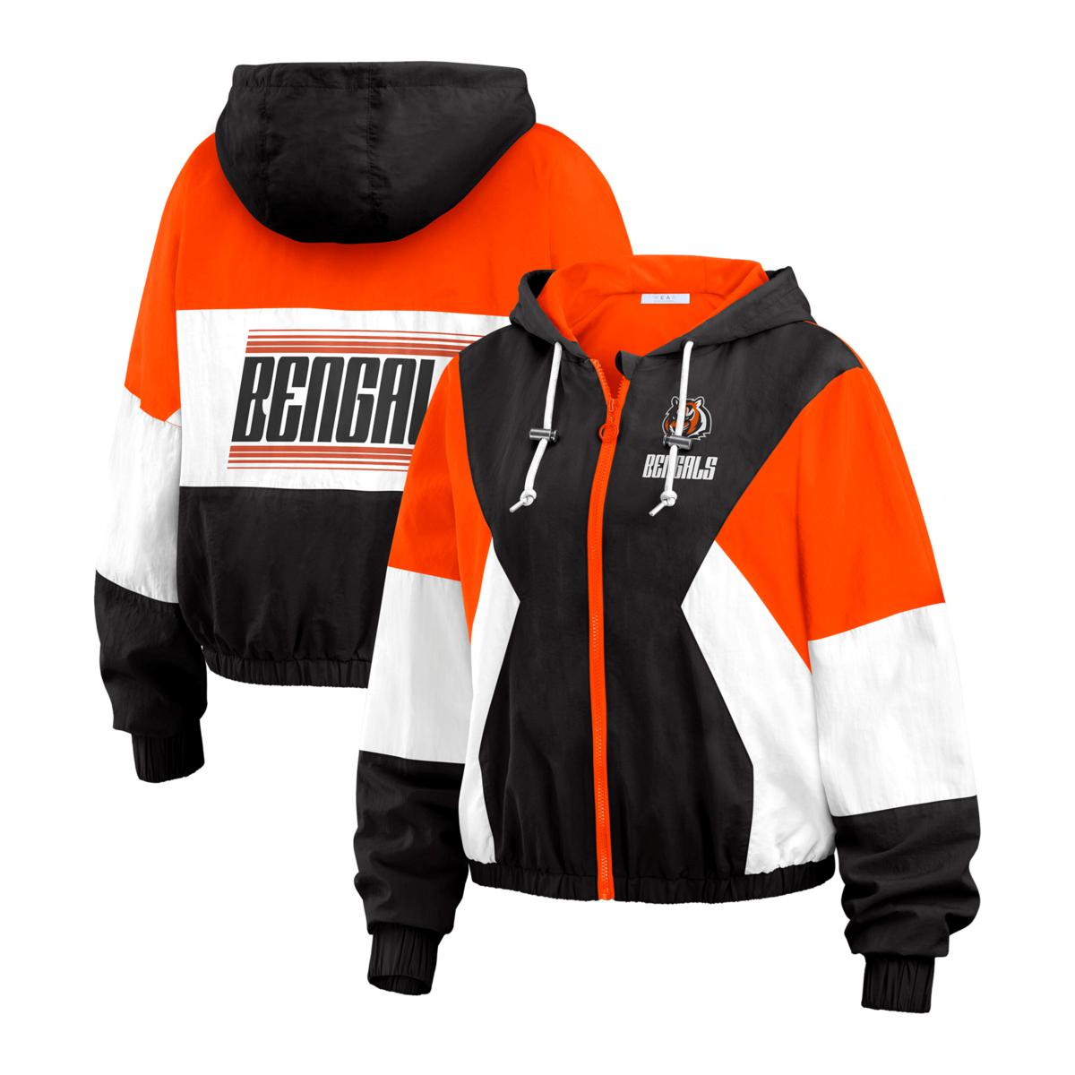 Officially Licensed NFL Wear Color Block Windbreaker Jacket