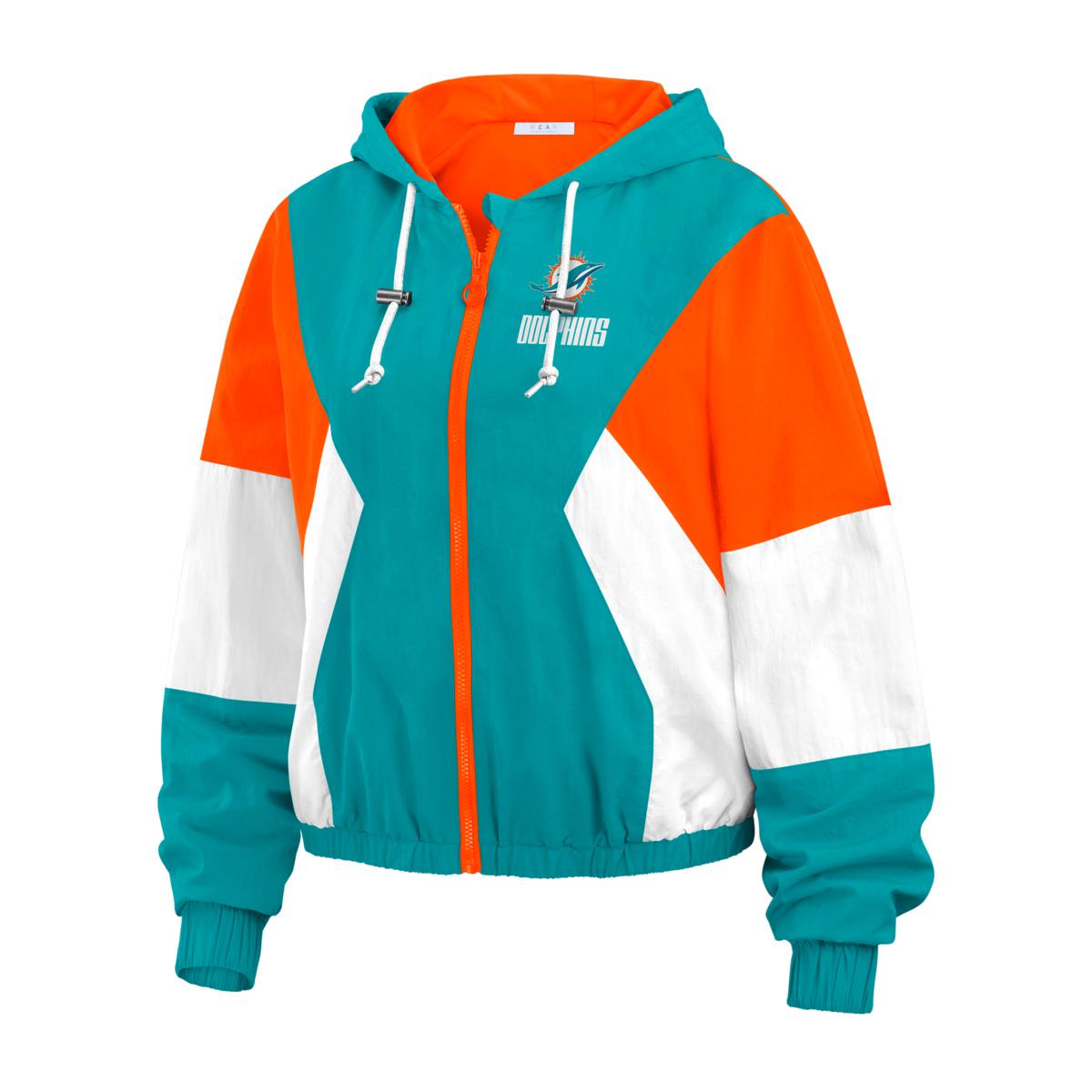 Officially Licensed NFL Wear Color Block Windbreaker Jacket