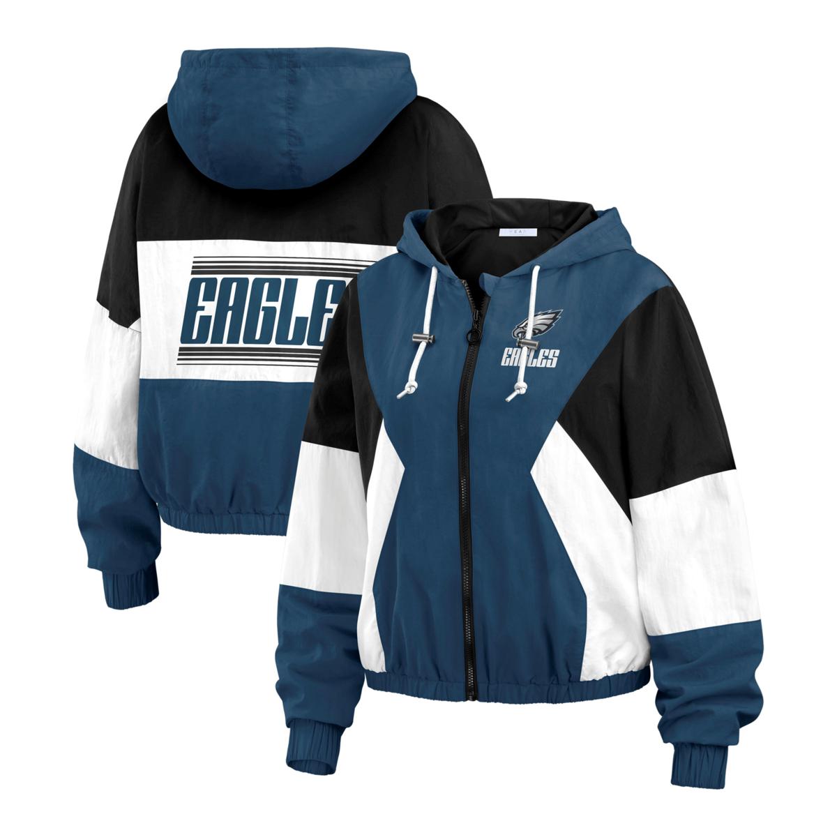 Nfl pullover windbreaker top