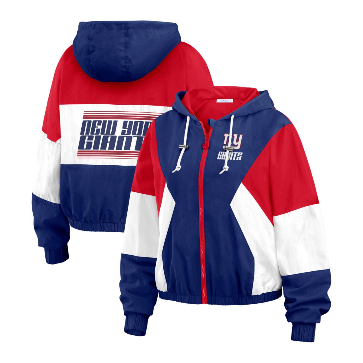 Officially Licensed NFL Wear Color Block Windbreaker Jacket