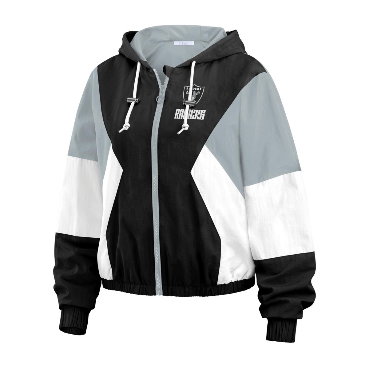 Officially Licensed NFL Wear Color Block Windbreaker Jacket