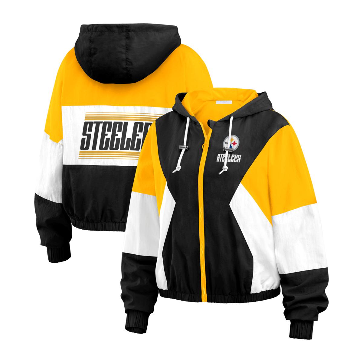 Officially Licensed NFL Wear Color Block Windbreaker Jacket