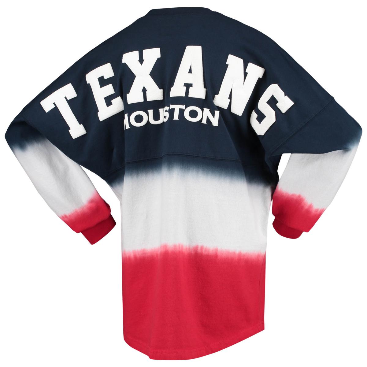 Football Fan Shop Officially Licensed NFL Long Sleeve Hoodie T-Shirt - Cowboys - Houston Texans