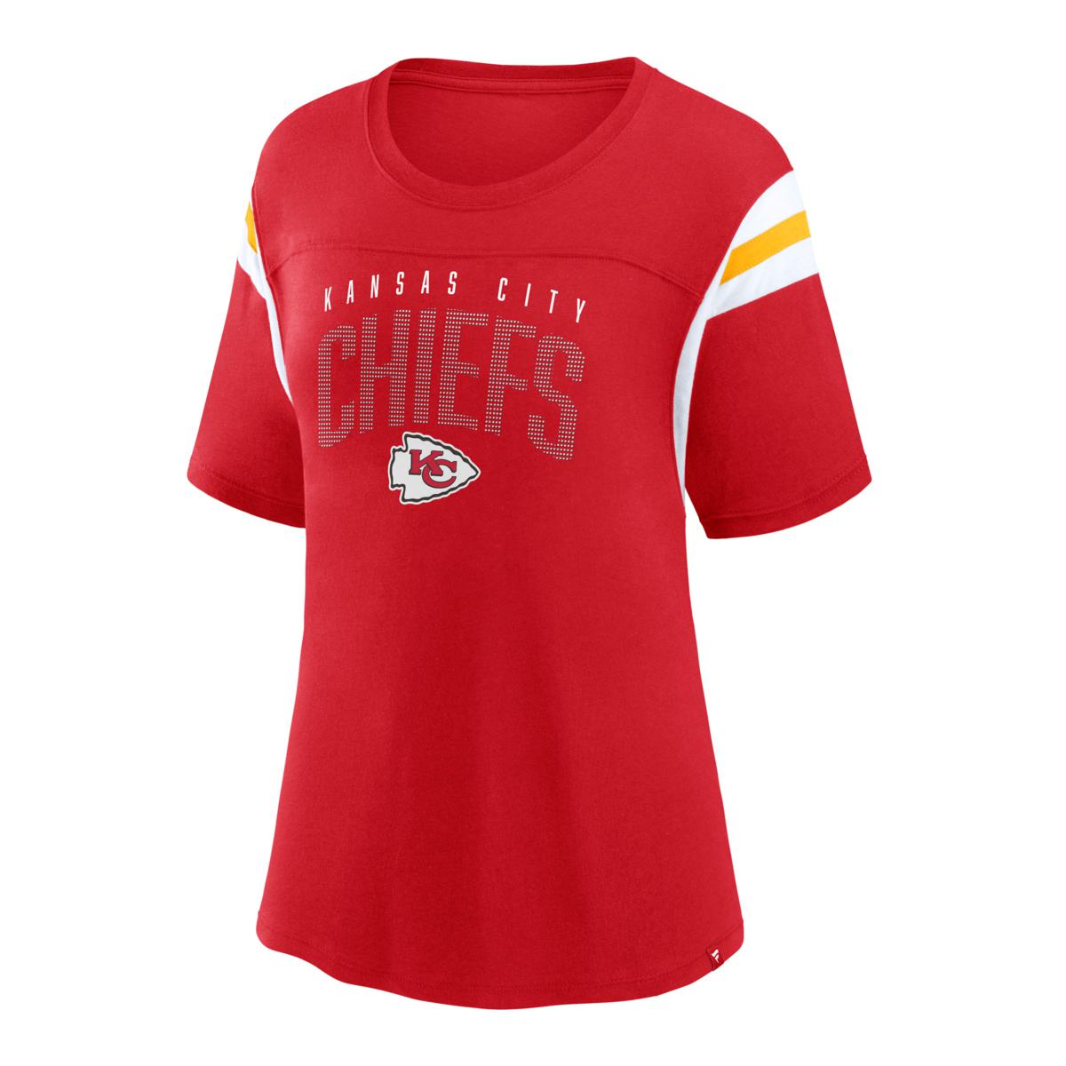 New Rhinestone Women's Kansas City Chiefs T-shirt