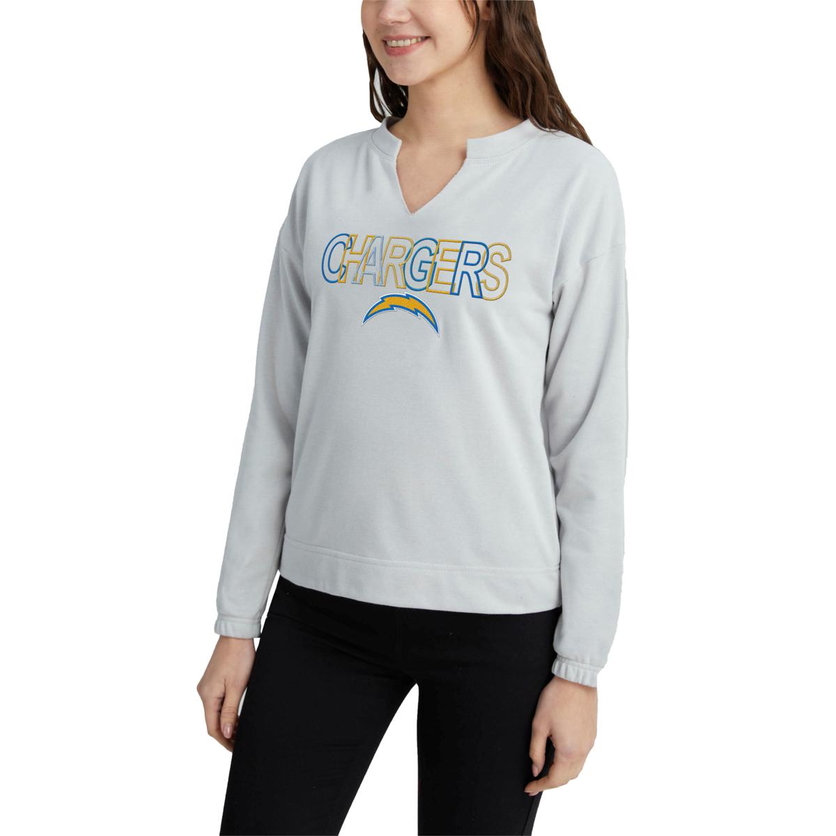 Concepts Sport Women's Los Angeles Rams White Long Sleeve T-Shirt