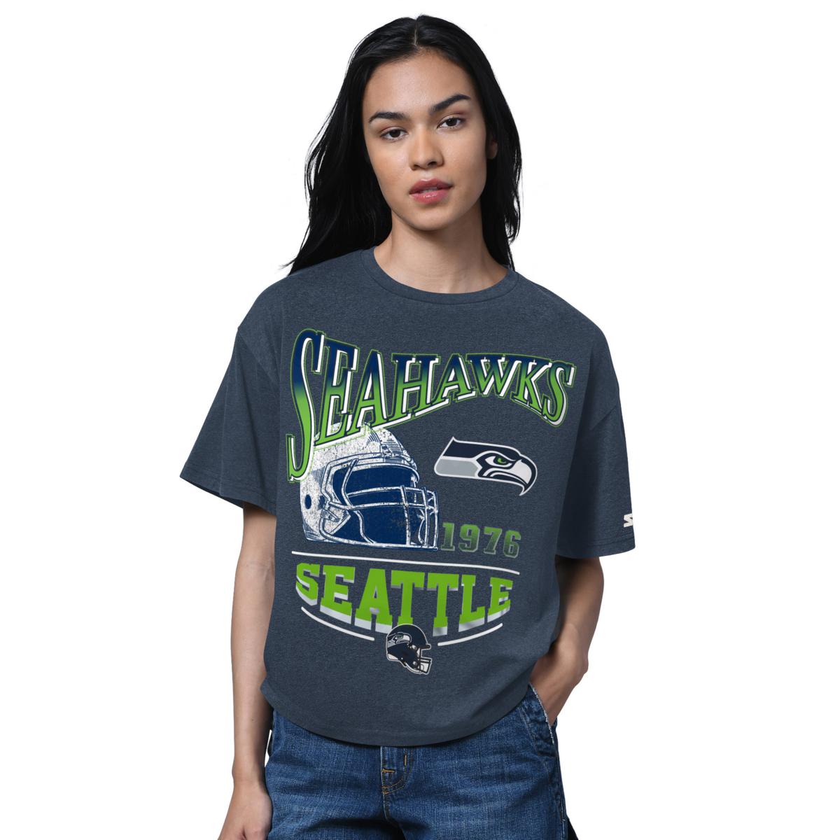 Officially Licensed NFL Women's Vintage Oversized Tee by Glll