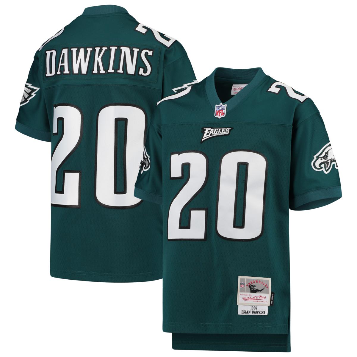 Men's Mitchell & Ness Brian Dawkins Black Philadelphia Eagles Legacy  Replica Jersey