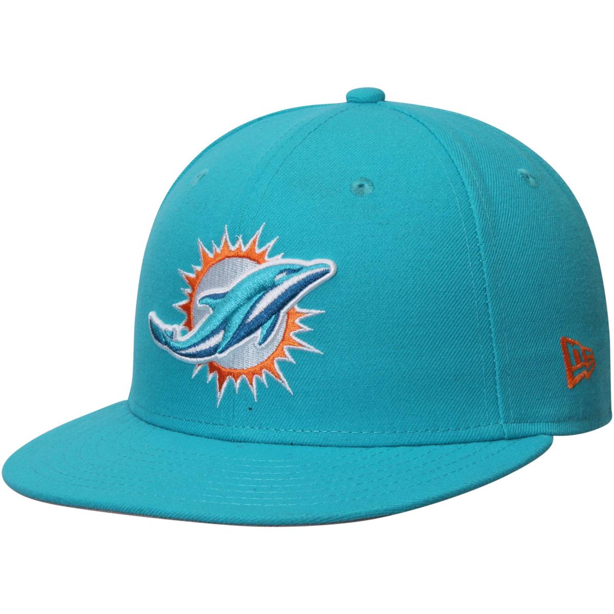 47 Brand / Men's Miami Dolphins Clean Up Aqua Adjustable Hat