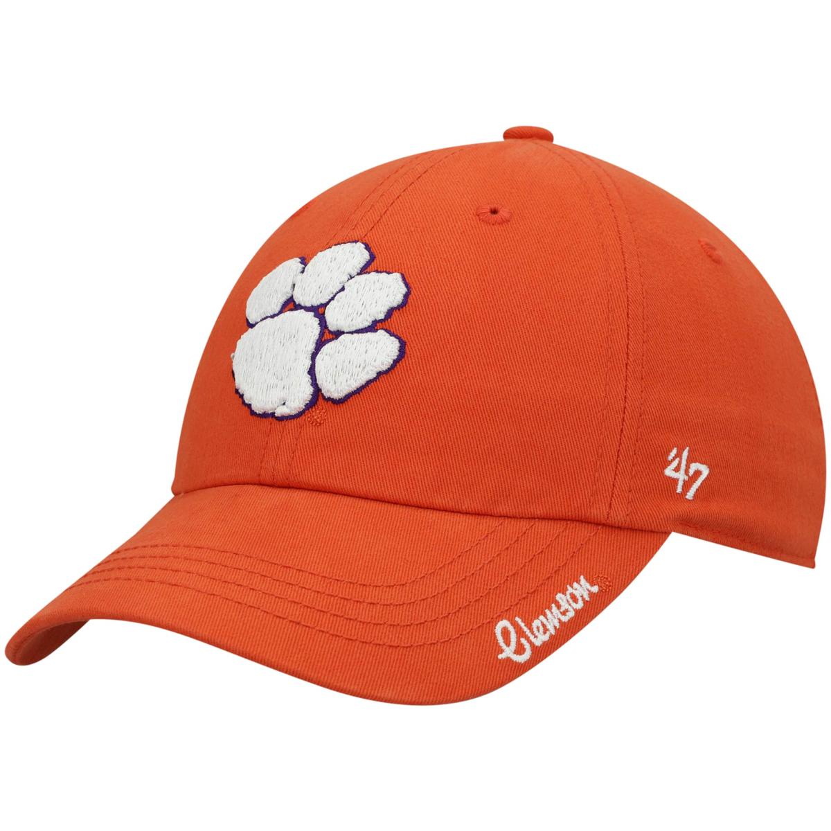 Men's New Era Orange Clemson Tigers Basic Low Profile 59FIFTY Fitted Hat