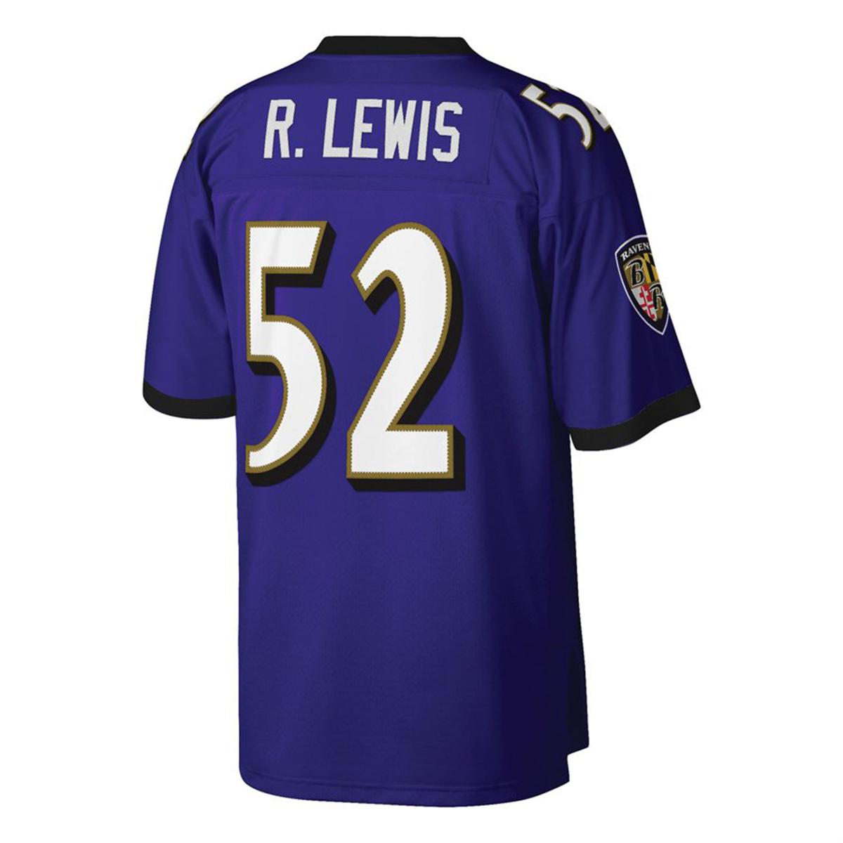 Mitchell & Ness Men's Ray Lewis Purple Baltimore Ravens Legacy Replica Jersey