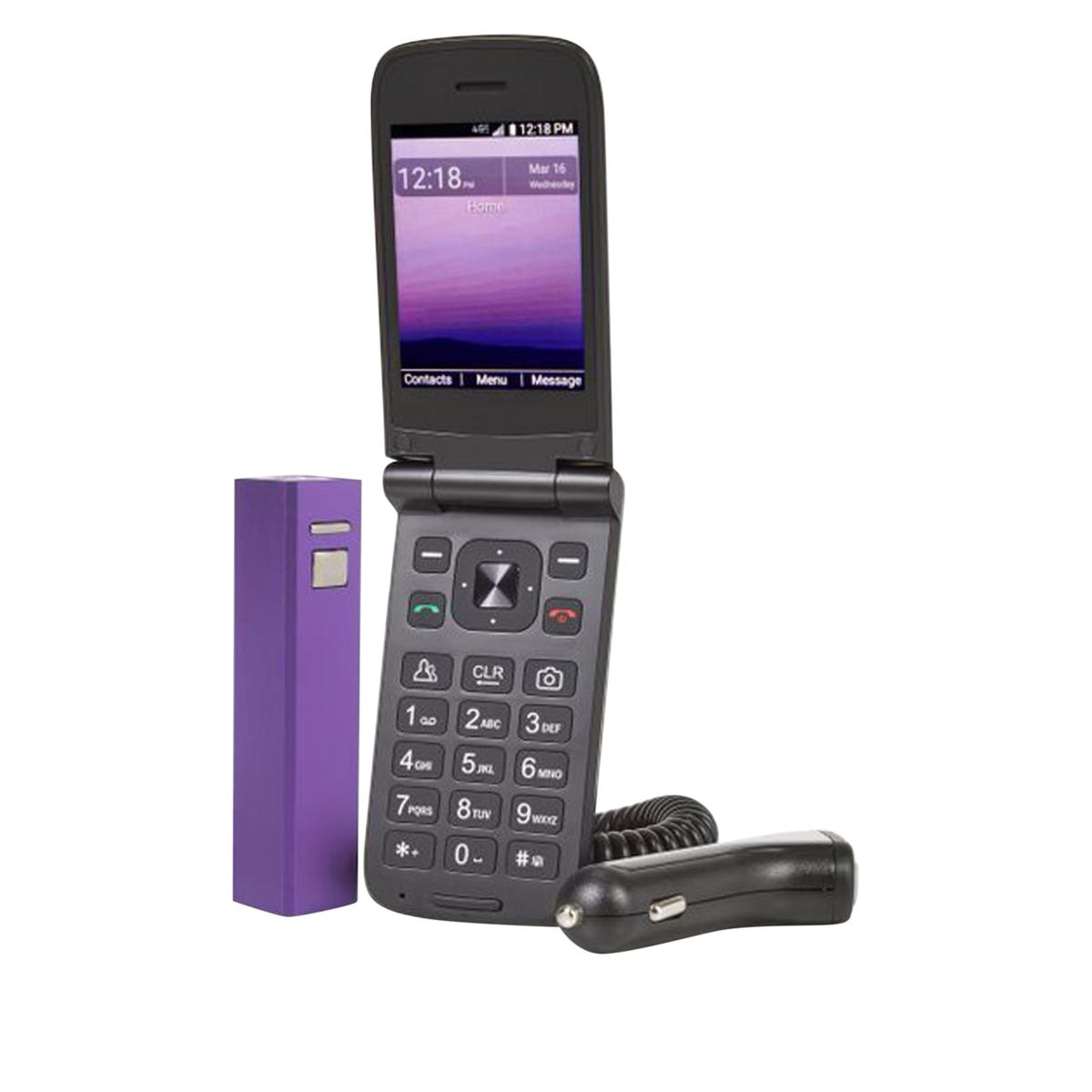 Orbic Journey V Flip Tracfone Bundle w/1200 Min/Text/Data/365 Days