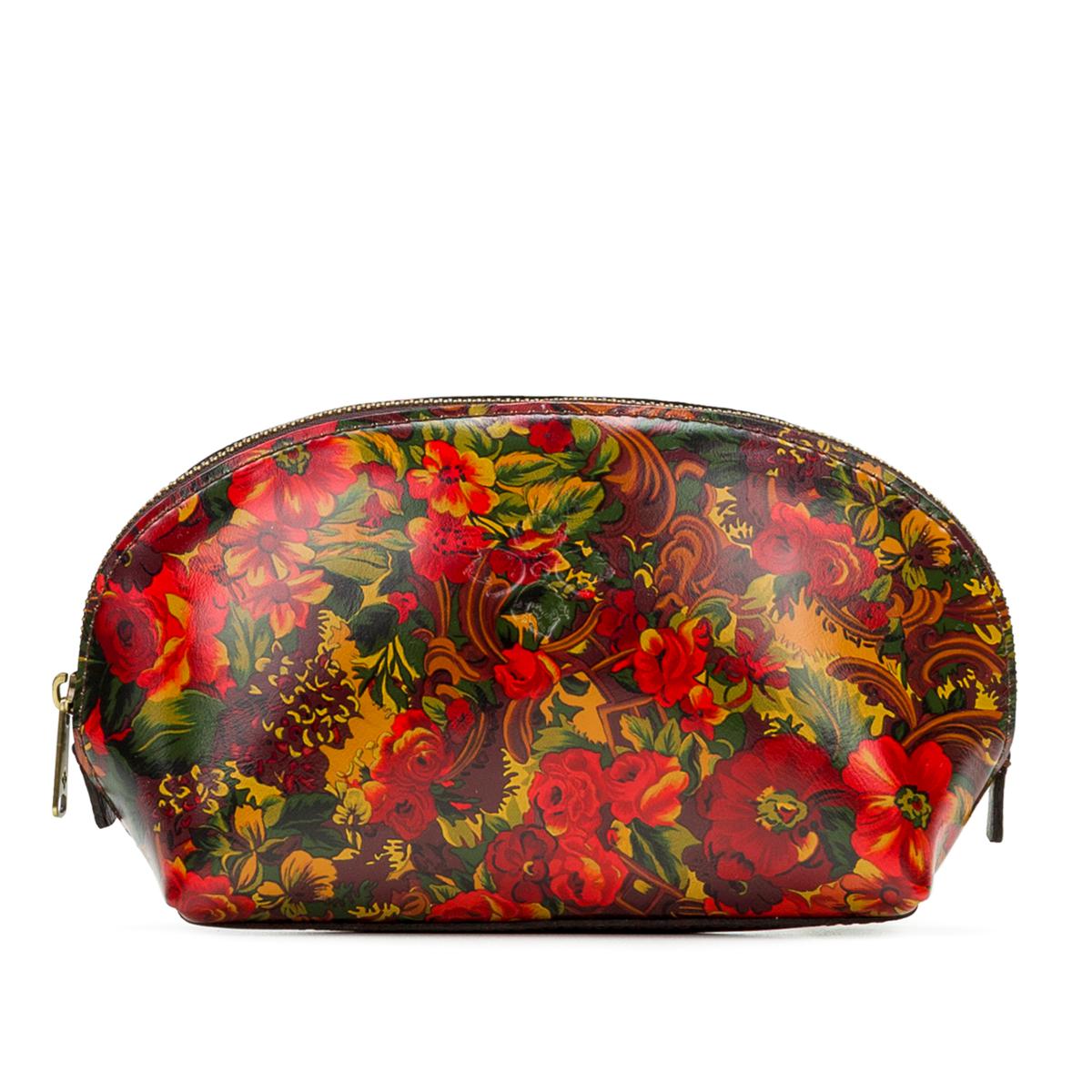 Patricia Nash Capriana Printed Leather Cosmetic Bag - 20182991 | HSN