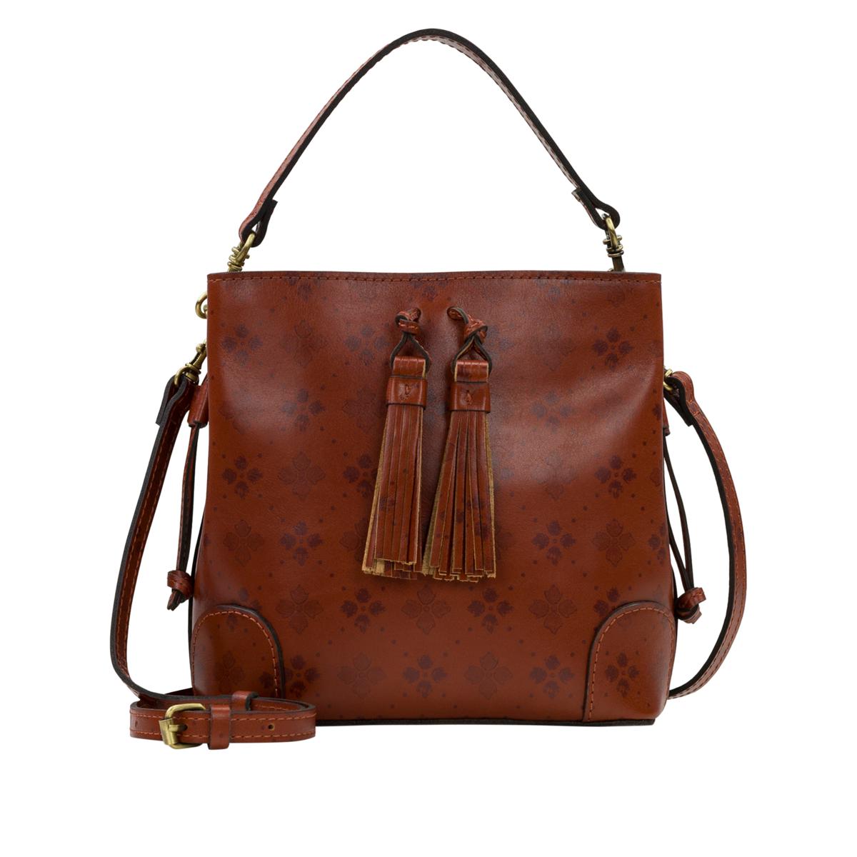 Hsn leather online handbags