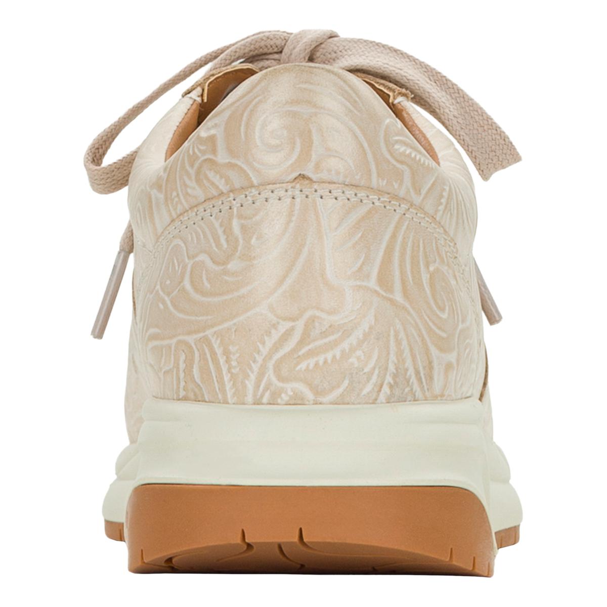 Patricia Nash Milano Tooled Leather Sneaker | HSN