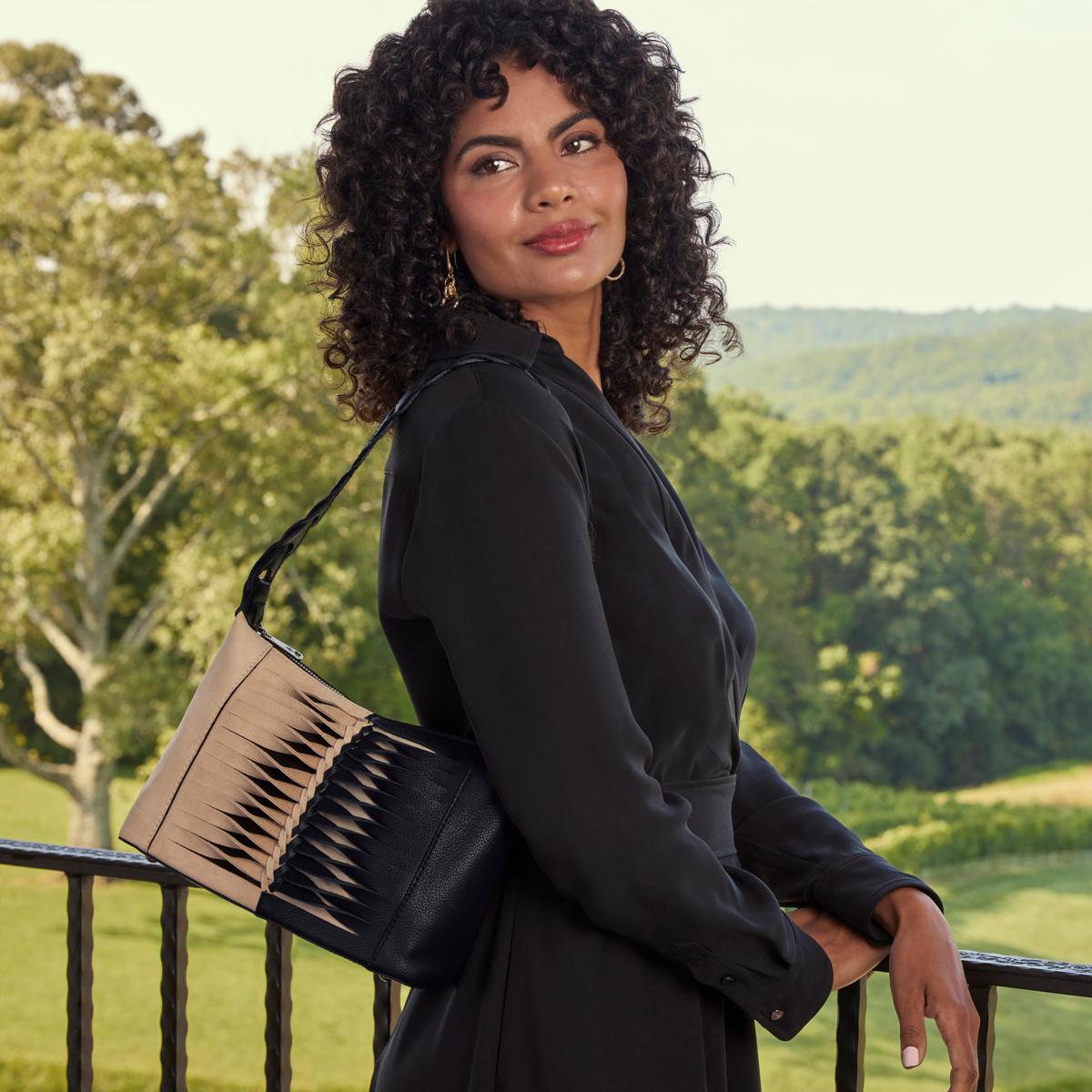 Patricia Nash Milo Twisted Braid Leather Shoulder Bag | HSN