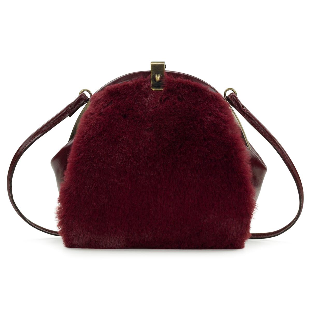 Patricia Nash Portafina Faux Fur Frame Crossbody Bag 23608861 HSN
