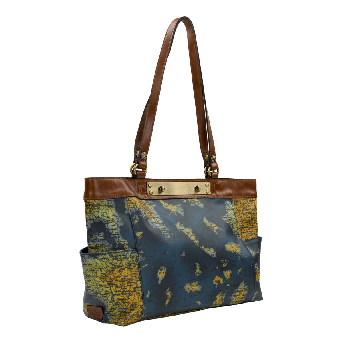 Patricia Nash Ria Coated Canvas Tote 23437831 HSN