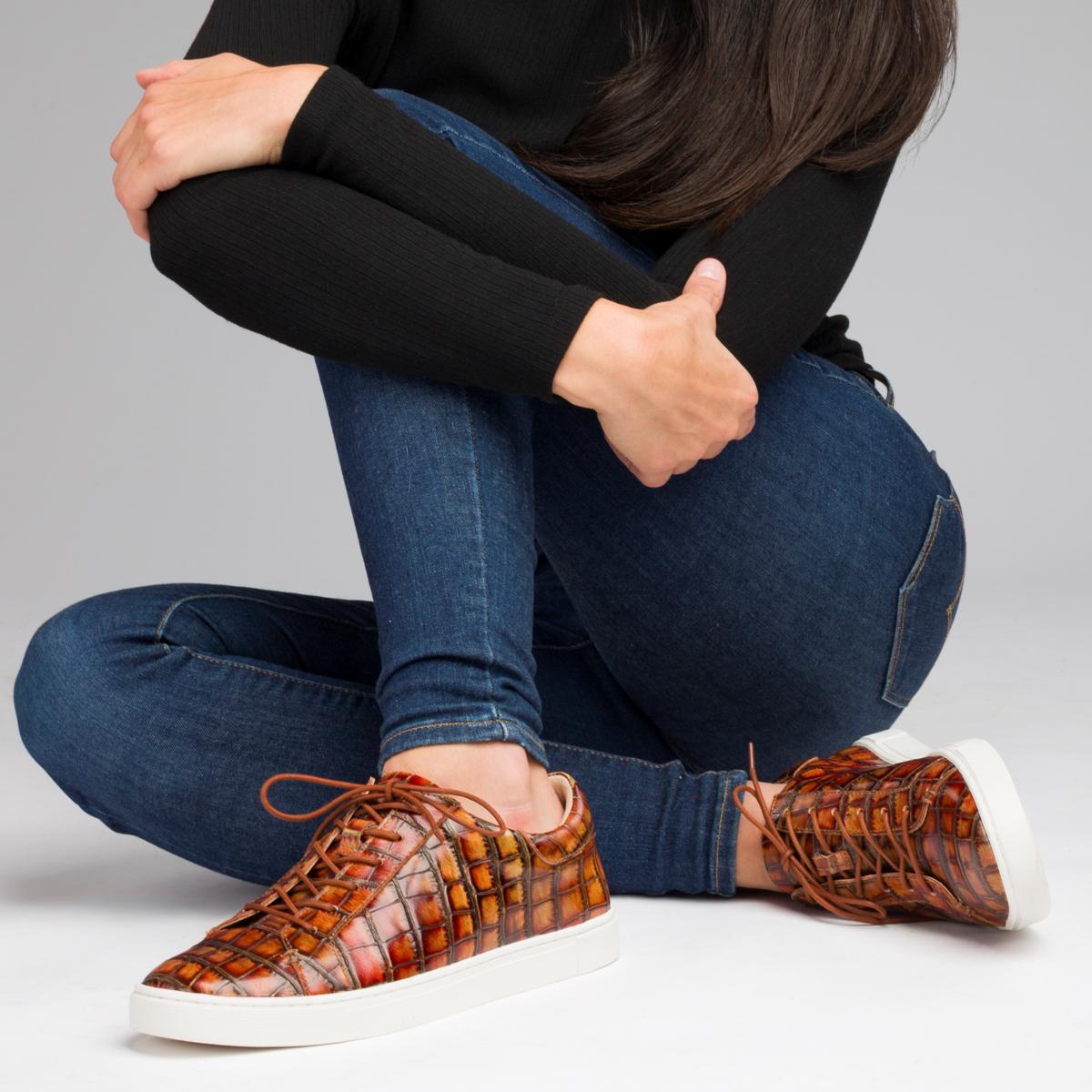Patricia Nash Uma Leather Sneaker | HSN