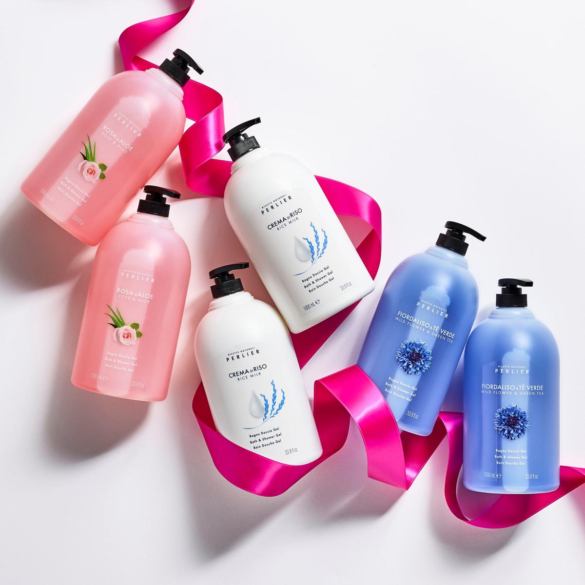 Perlier 1L Bath and Shower Gel 2-pack HSN