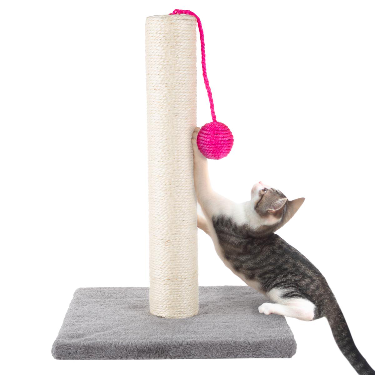 1 Layer Cat Scratch Pad Interactive Cat Toys With 5 Interactive Balls