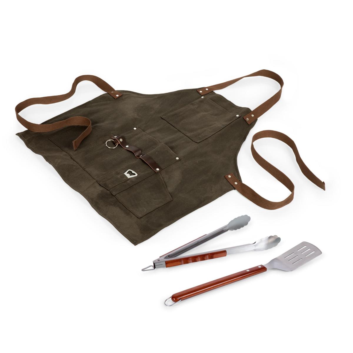 Picnic Time Dallas Cowboys BBQ Apron Tote Pro Grill Set