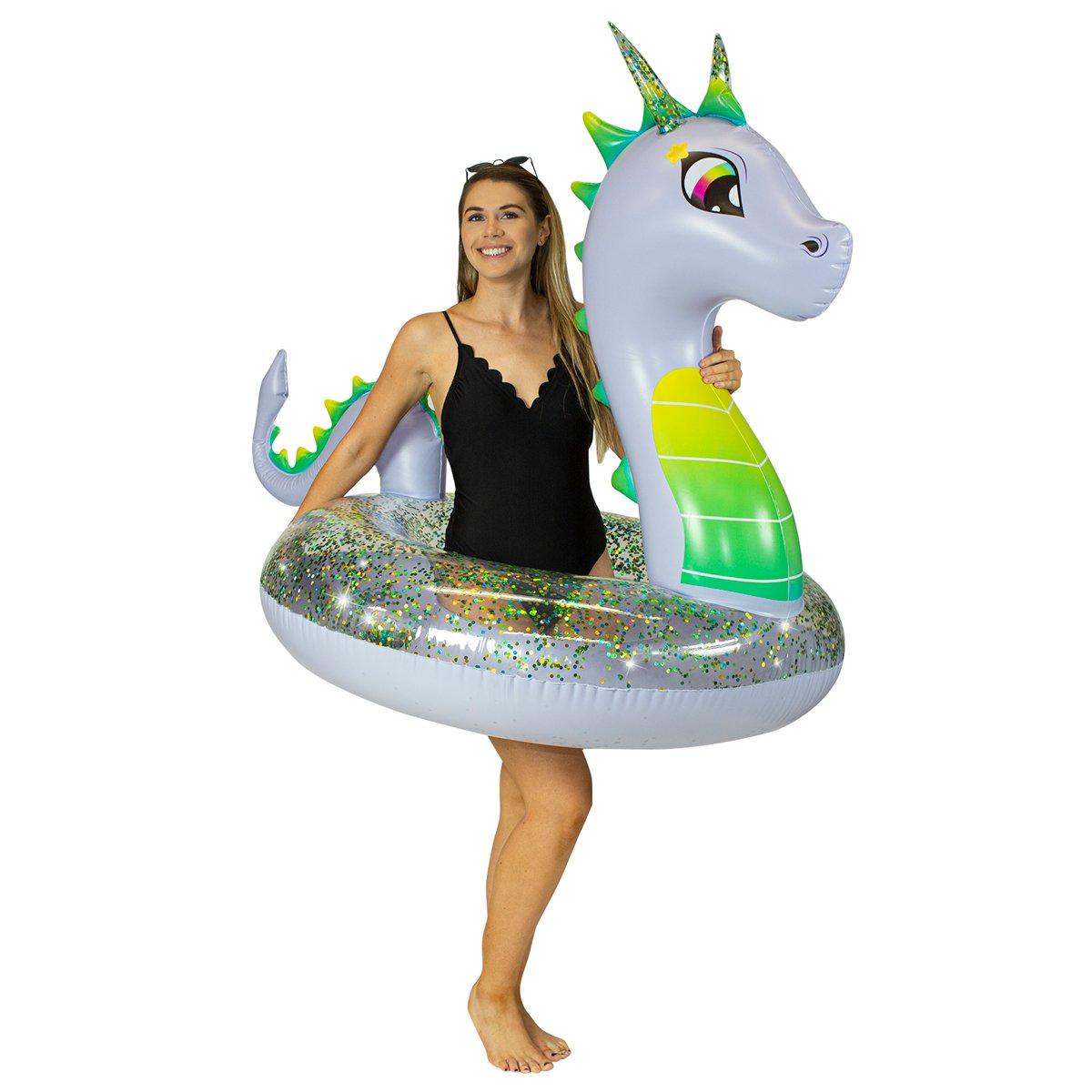  Mermaid Shell Jumbo Island - 60 x 69 by PoolCandy. Amazing Pool  Float to Lounge in Style : Toys & Games