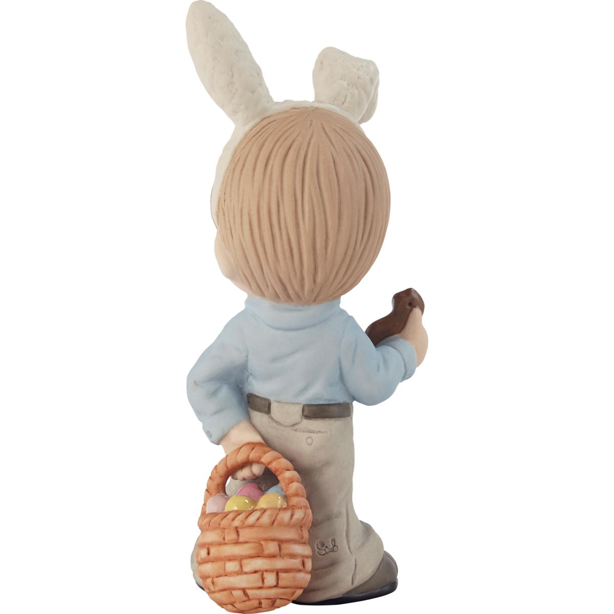 Precious Moments 212016 Wishing You a Hoppy Easter Figurine Boy