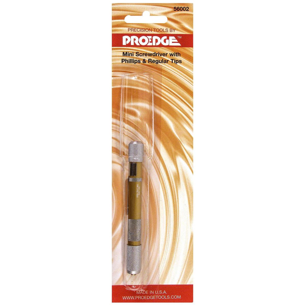 ProEdge Mini Screwdriver with Phillips & Regular Tips 9587515 HSN