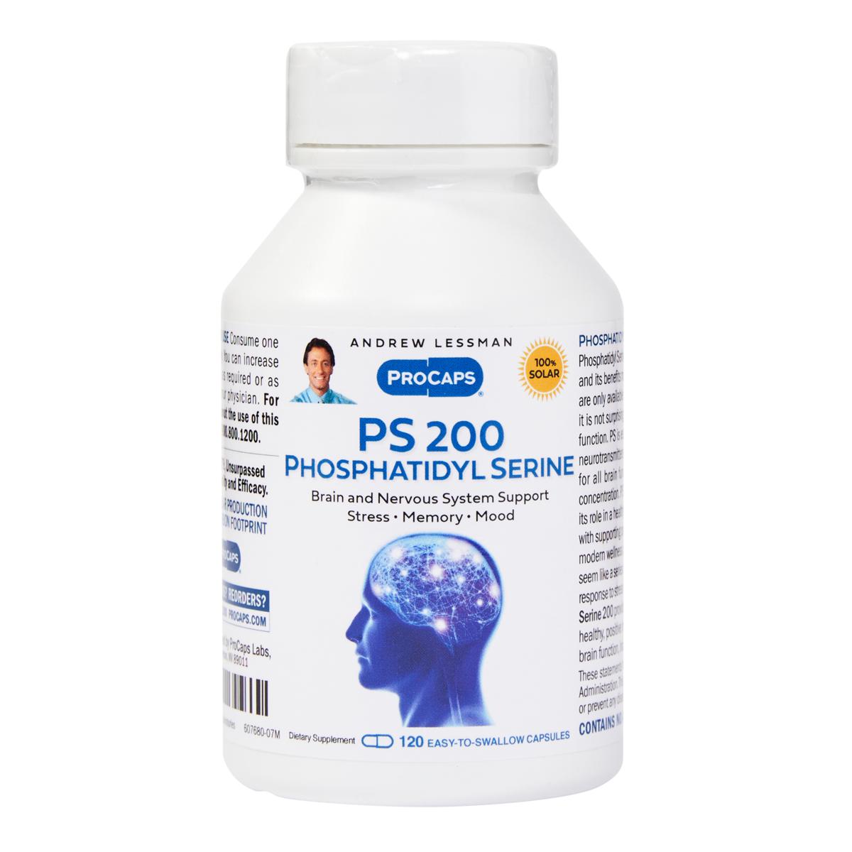 PS 200 Phosphatidyl Serine - 120 Capsules