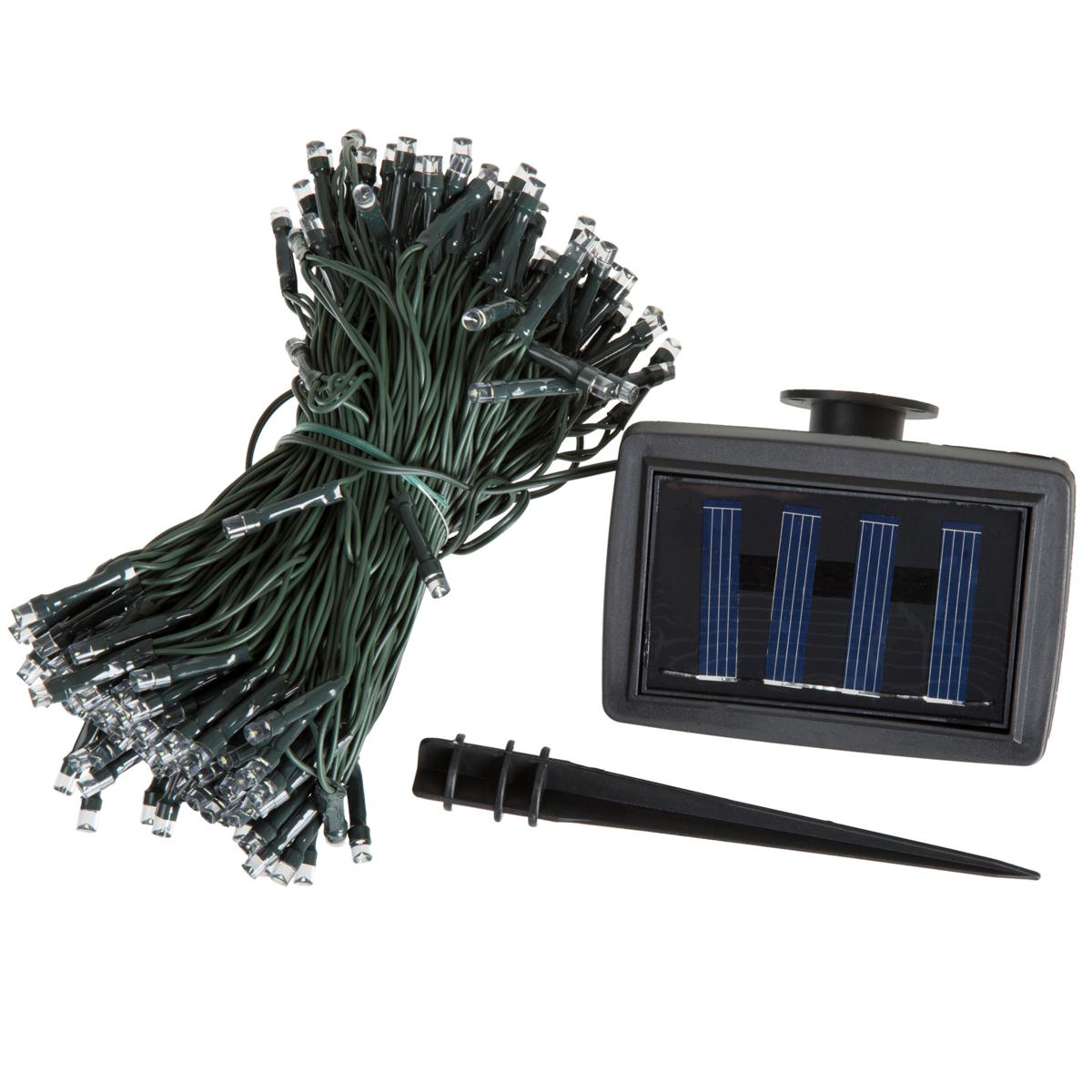 Solar LED String Lights - 72 Feet - 200 LED Lights by Pure Garden Solar LED String Lights - 72 Feet - 200 LED Lights by Pure Garden